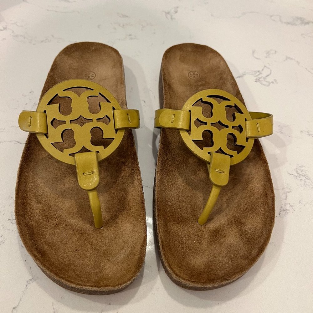Tory Burch Miller Cloud leather/cork sandal
